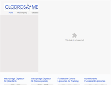 Tablet Screenshot of clodrosome.com